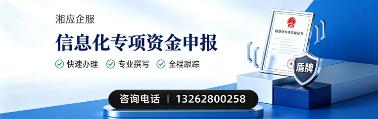 咸阳信息化专项资金申报服务