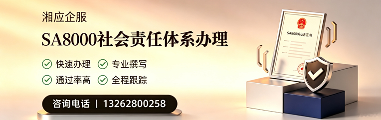 咸阳SA8000社会责任体系认证服务