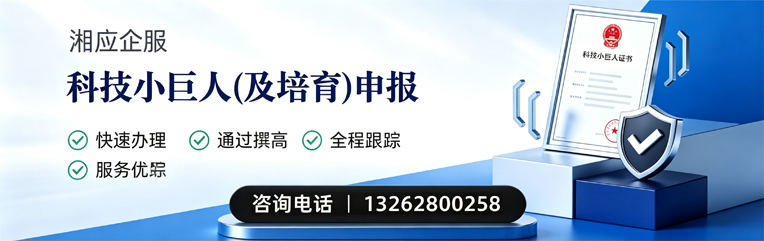 咸阳科技小巨人及培育企业申报服务