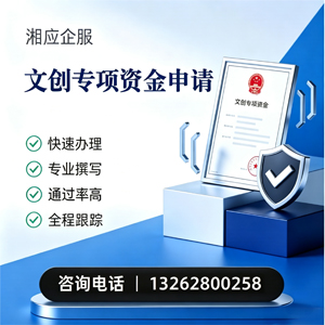 咸阳文创专项资金申报服务